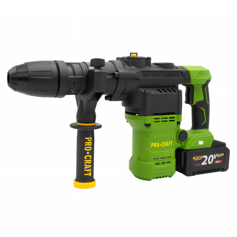 Aku vrtací kladivo  Procraft PHA50-1b-c SDS MAX | PHA50-1b-c